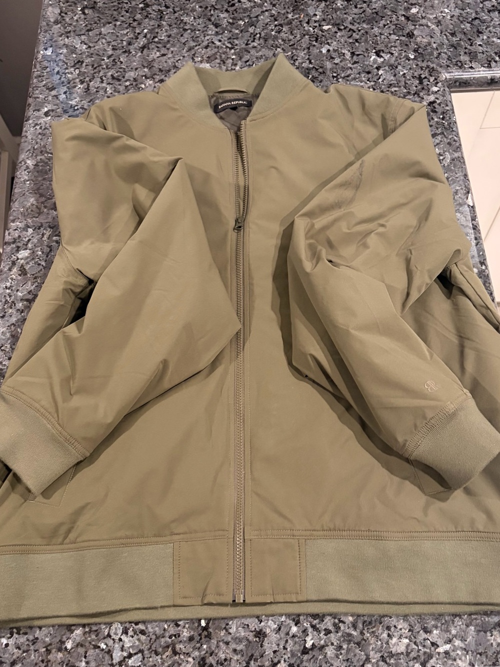 Banana Republic Olive Green Bomber Jacket